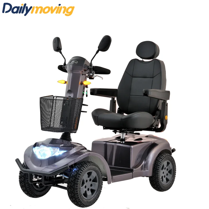 Folding disabled elderly person mobility power 4 wheel scooter for the handicapped