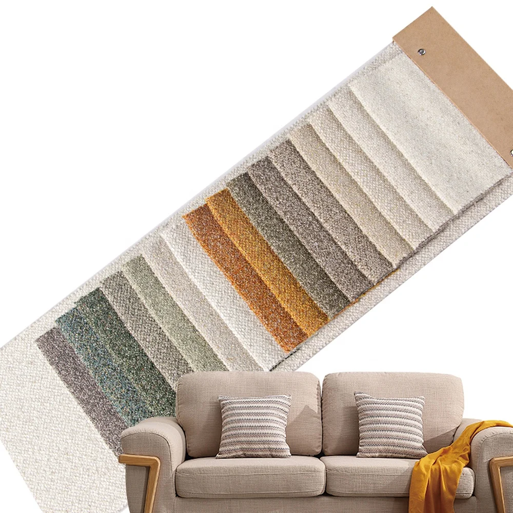 Manufacture directly sale upholstery woven fabric upholstery  sofa cover  fabric  plain mixed color quality   for chair fabrics
