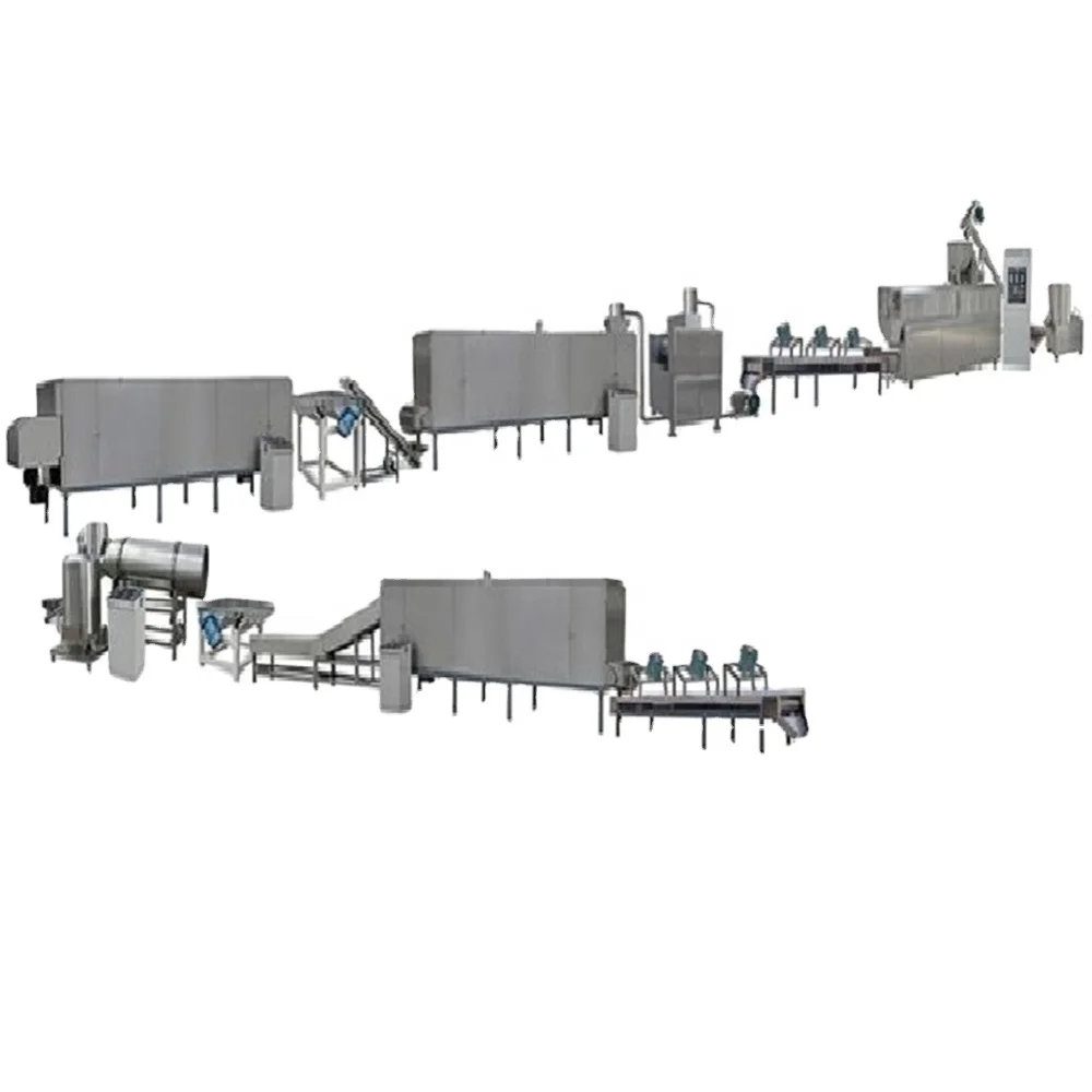 Efficient Instant Breakfast Cereal Food Processing Line Automatic Selling Corn Flakes Snacks Making Machines Line Equipment