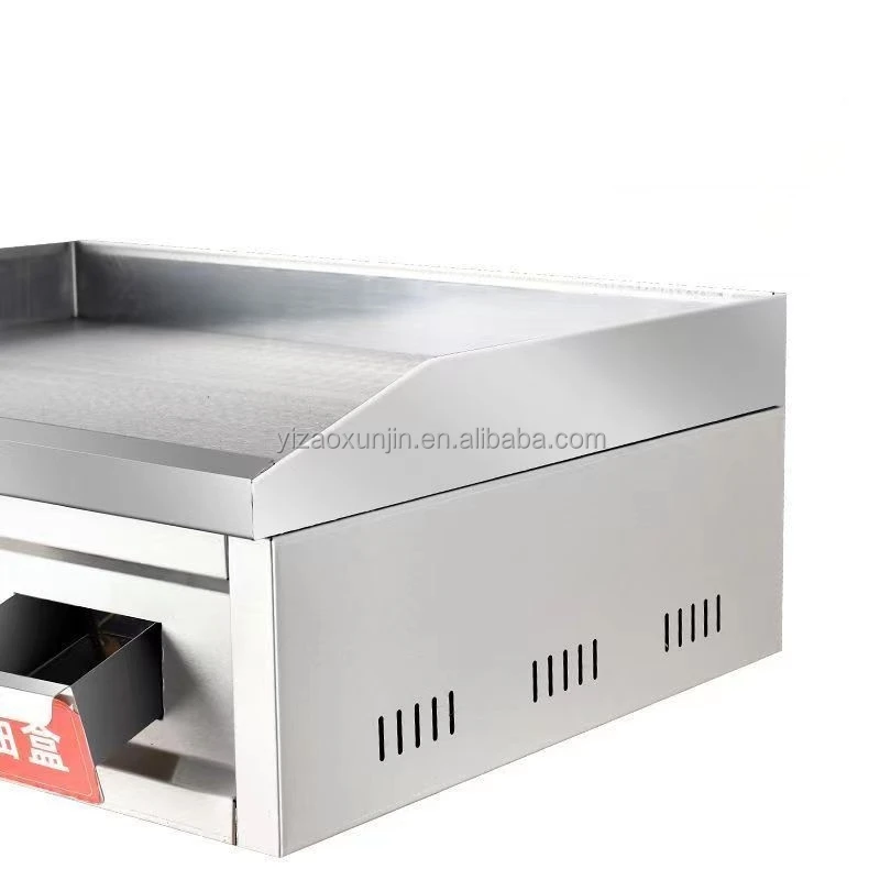 Shopping mall restaurant dedicated electric grill with automatic lifting fryer and steak pan