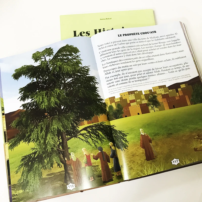 custom educational English reading picture books hardcover kids comic bedtime Jesus story usborne book for children