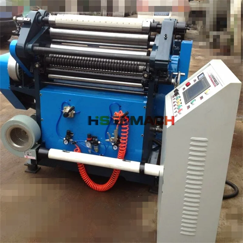 Non woven fabric plastic film paper roll foil aluminum foil slitting machine price for sale fully automatic