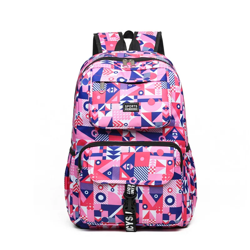 New Large Capacity Cartoon Pattern Travel Backpack for Girls and Boys Casual School Backpack Kids School Bag