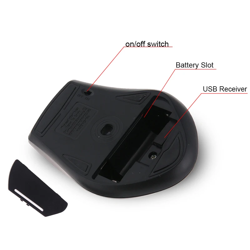 SYW233 Best Seller Wholesale Wireless Mouse Laptop 6D Wireless Mouse Vertical Ergonomic Wireless Mouse