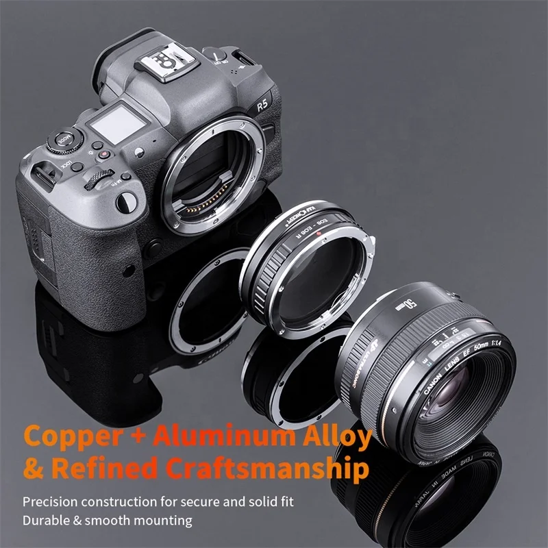 K&F Concept Lens Mount Adapter for Canon EF Lenses to Canon EOS R Camera
