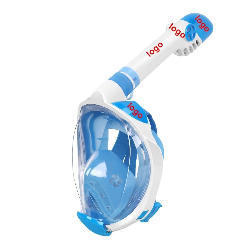 High Quality Anti Fog Freebreath Silicone Kids Full Face Snorkel Mask with Detachable Camera Mount