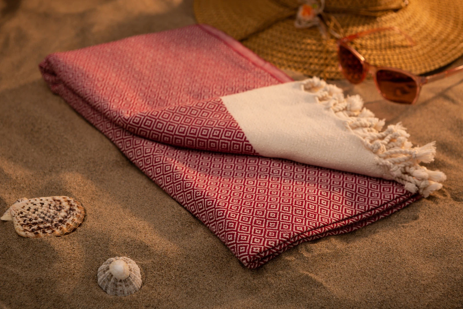 Stock wholesale 100% cotton diamond weave turkish hammam beach towels fouta towel