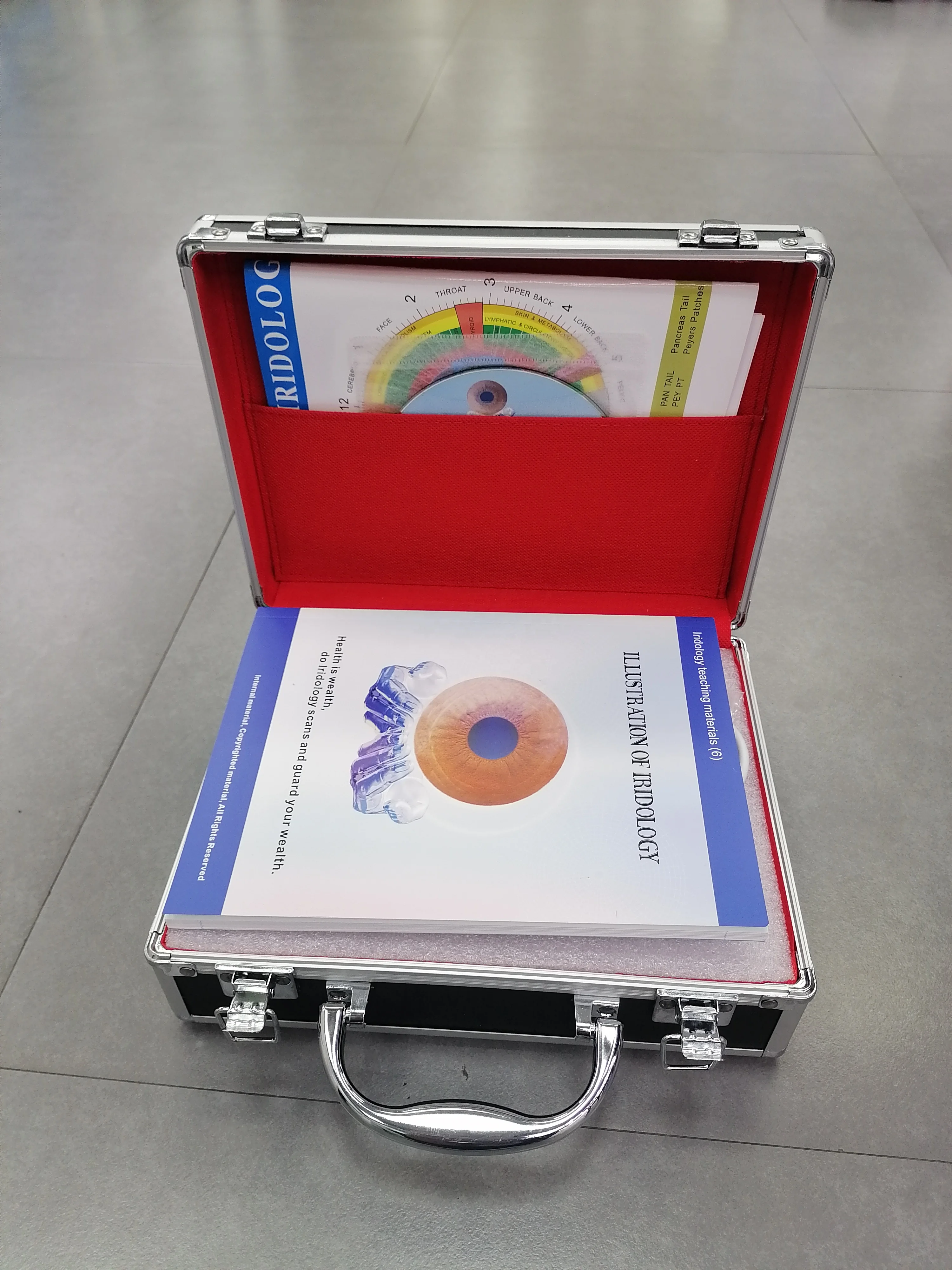 980U 100% positive feedback multilingual Portuguese German Digital Iriscope Iris Analyzer Iridology With Pro Iris Software