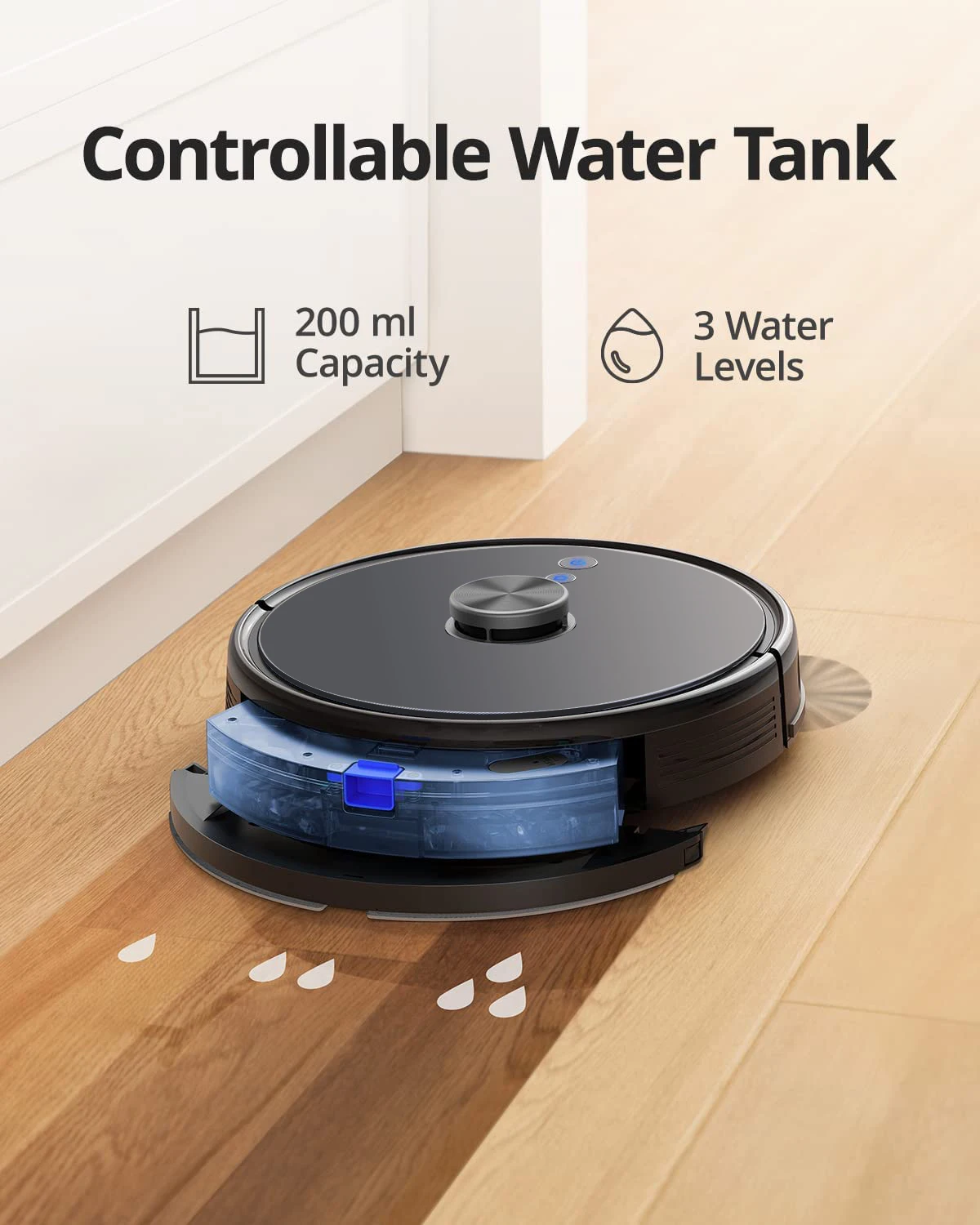 APP Remote Control Powerful Vacuum Cleaner J100 High Suction 3000Pa Power Low Noise Bagless Cyclonic Vacuum Cleaner