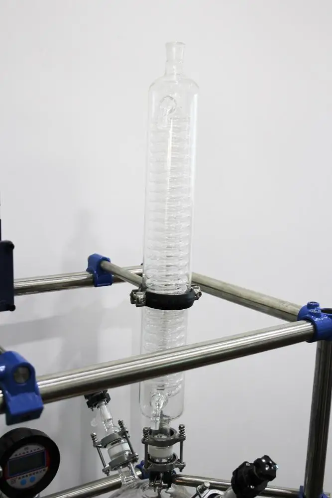 hot sale 100L nutsch filter / Jacketed glass crystallization reactor/ jacketed glass reactor customizable from 1