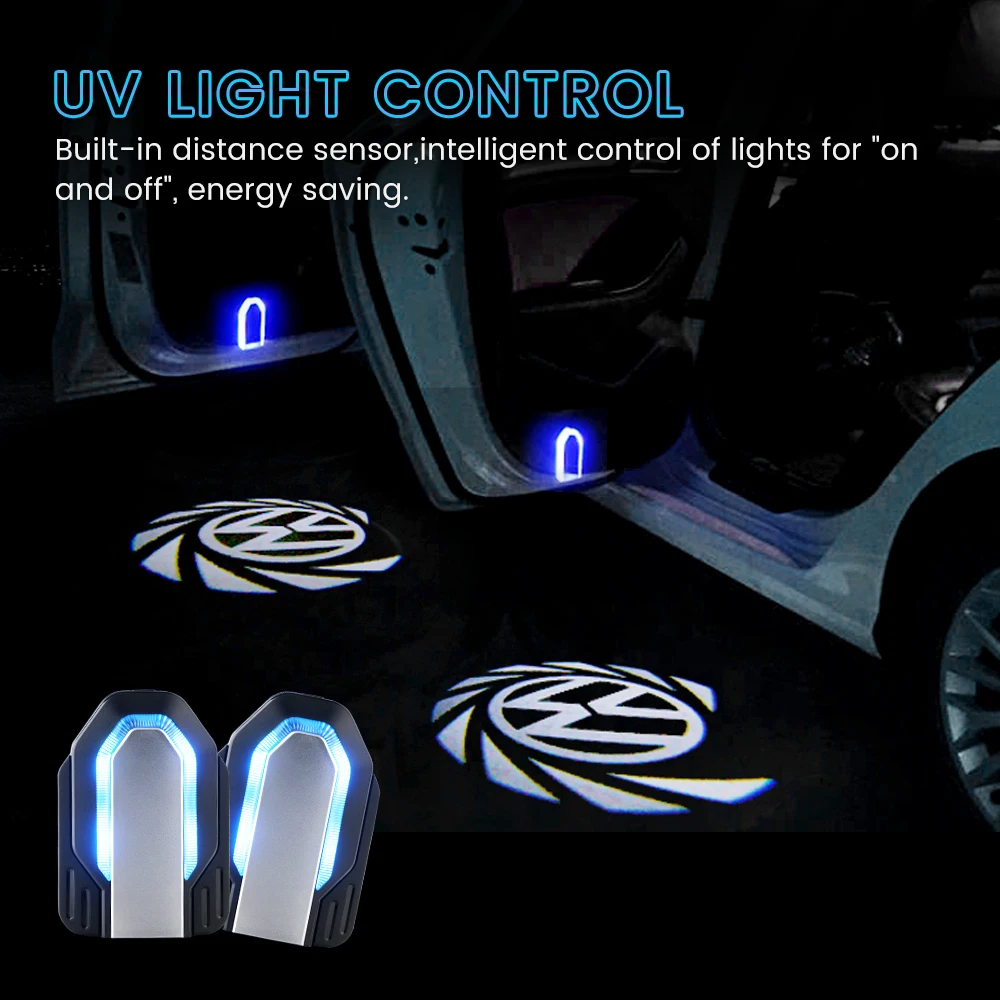 Newest Dynamic  LED Car door Light Ghost Shadow Laser Projector Logo Courtesy Step Car Door Warning Welcome Courtesy Light