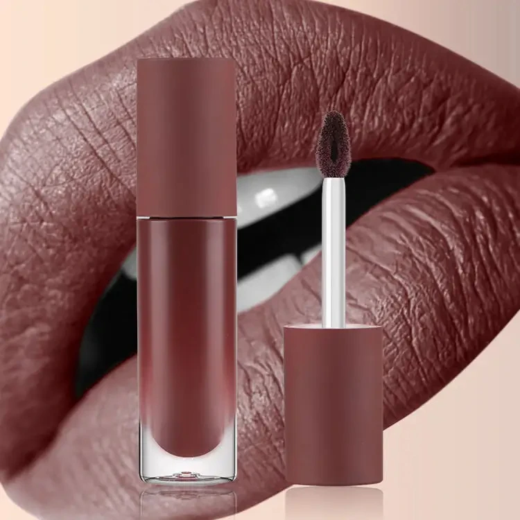 2024 Factory Wholesale High Quality Korean Style Makeup Organic Matte Lipstick Private Label Cruelty Free Matte Liquid Lipstick