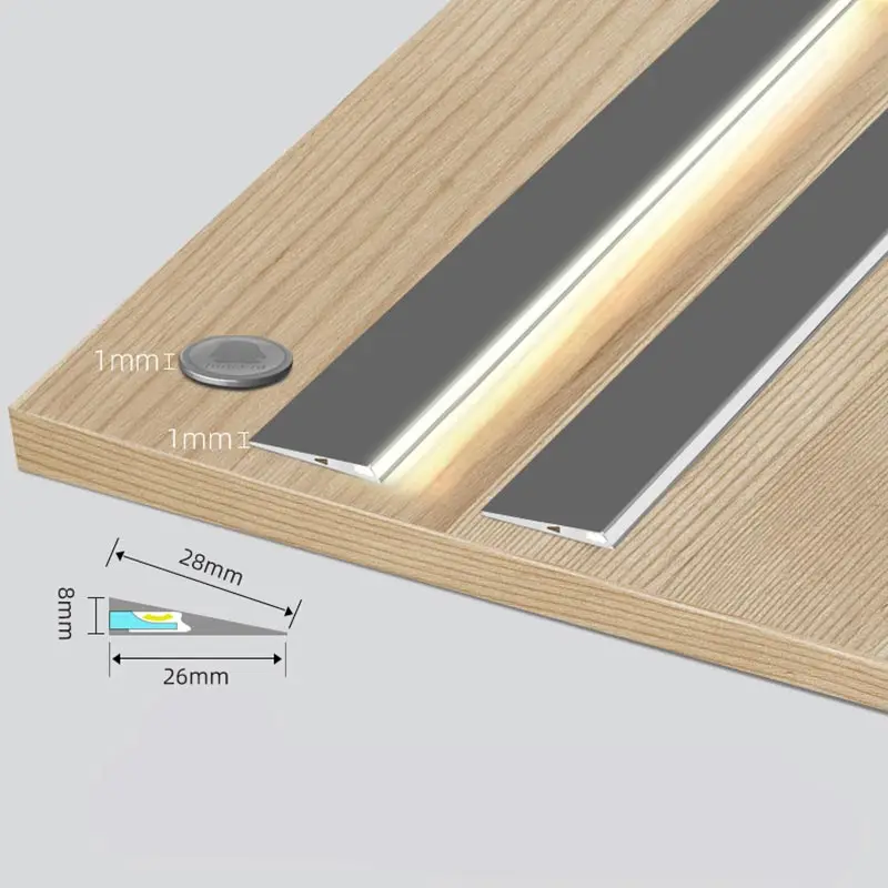 Aluminium Profile Light LED Cabinet Light Under Cabinet Lamp LED Ultra thin led cabinet light