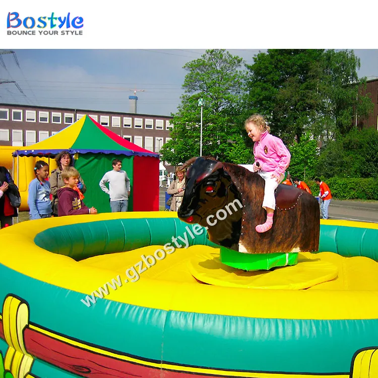Outdoor games inflatable party games mechanical bull simulator mechanical rodeo bull for sale