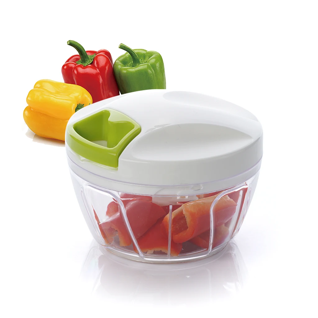 kitchen accessories Portable mini speedy pull chopper manual salad vegetable chopper slicer