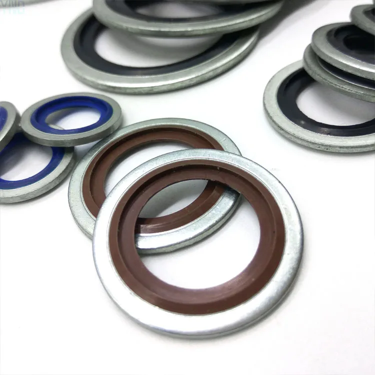Fluororubber bonded O-ring bonded sealing compound gasket