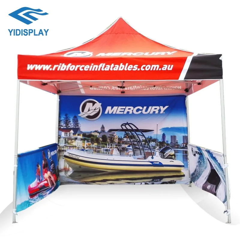 Custom Printed Commercial Trade Show Tent Outdoor Pop Up Canopy Tents For Events