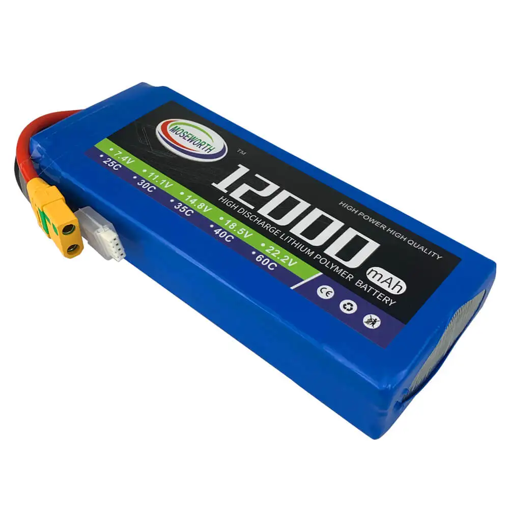 OEM 22.2V 6S 8000mah 10000mah 12000mah 16000mah 22000mAh 25C RC LiPo Battery RC Car Agricultural Spraying Drone
