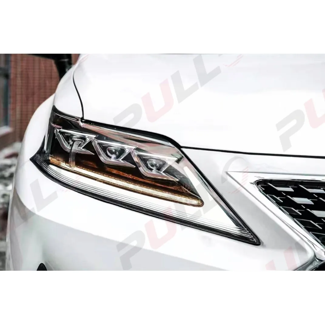 Good price headlights suitable for Lexus RX 2013-2015 facelift 3-lens high-equipped LED headlights