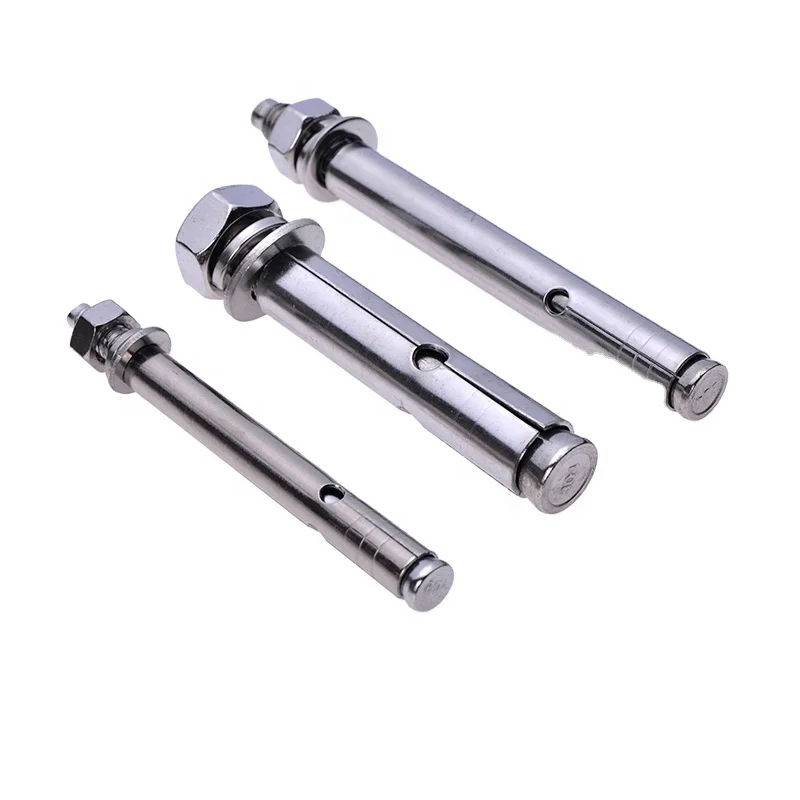 
China wholesale titanium bolts M8 60mm-120mm wedge anchor bolt hook Geck screws 