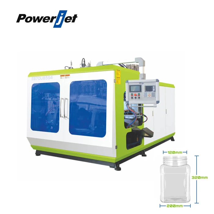 High speed 1L 4L 5L 10L 20L single double station plastic body polypropylene hdpe bottle blow molding machine