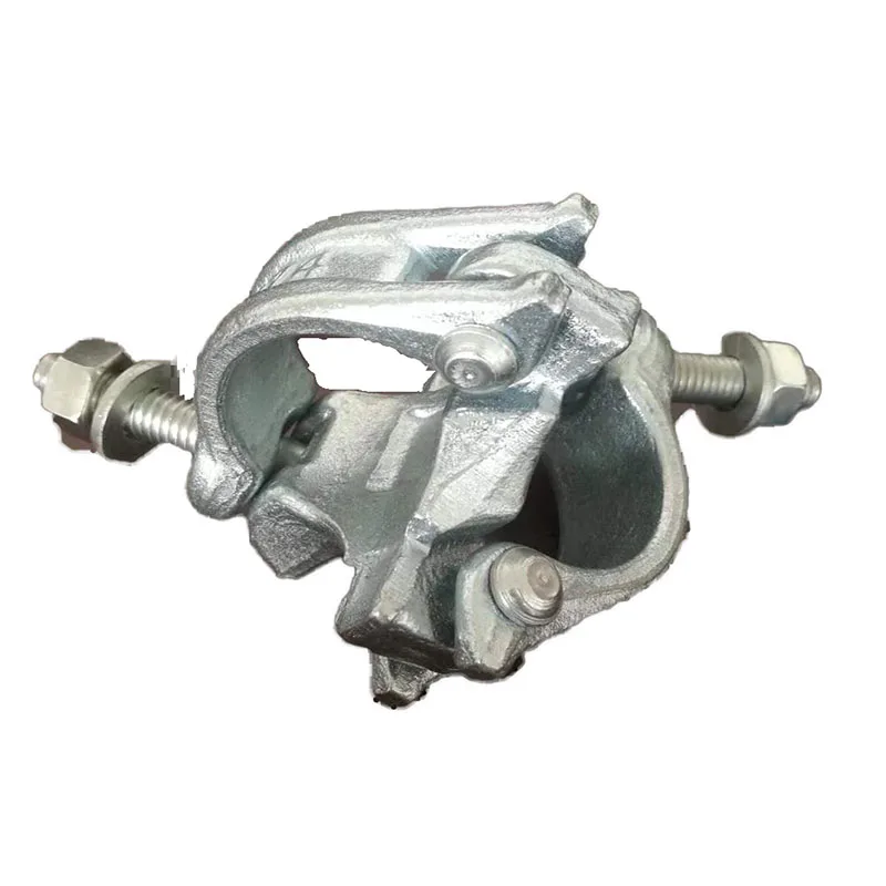 Galvanized Steel Scaffolding Pressed Accessories Scaffold Forged Double Swivel Coupler Fixed Clamp Coupler fastener pipe fixing