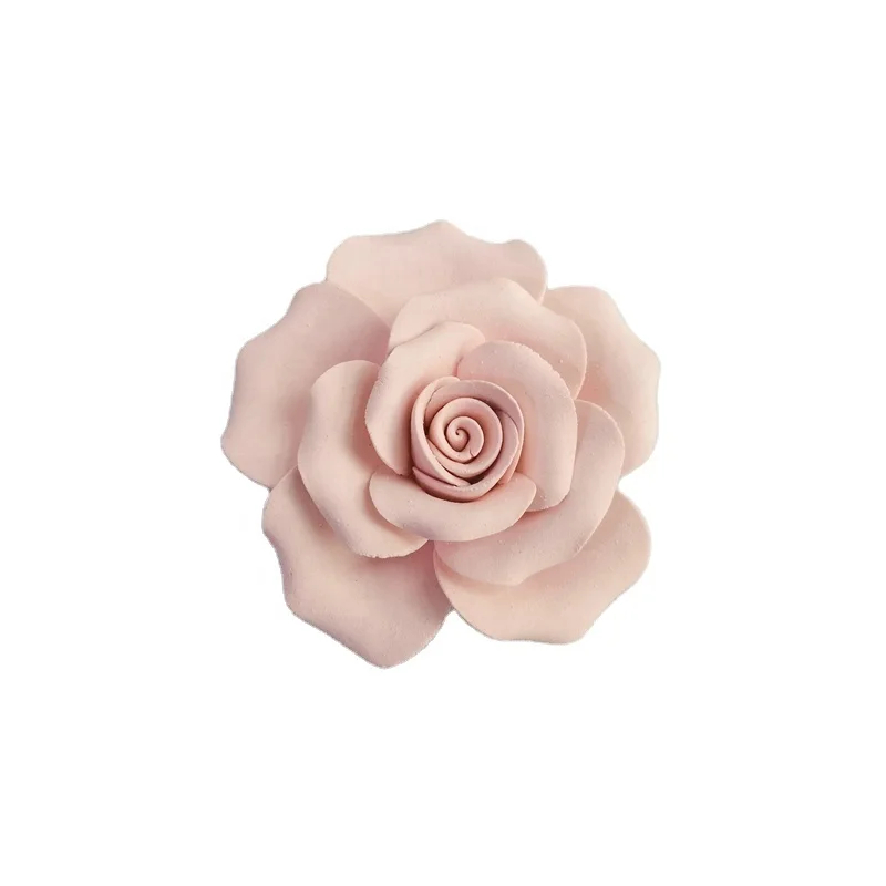 Ceramic pink rose flower diffuser for perfume  Passive rose diffuser