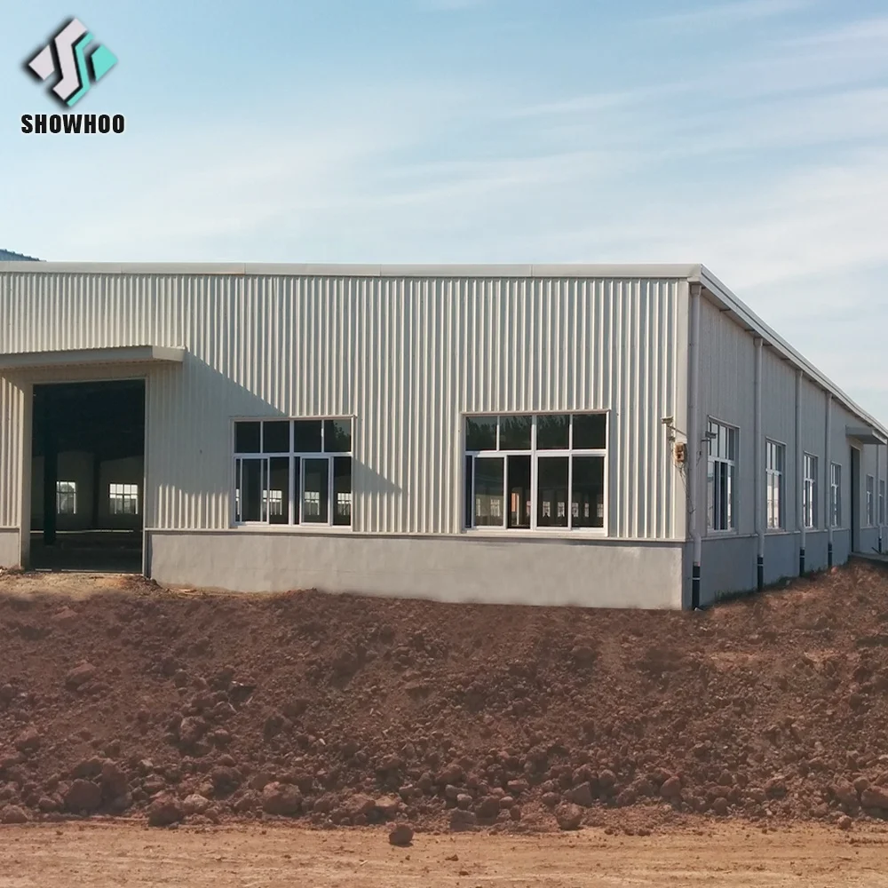 Modular Cheap Prefabricated Structure Buildings warehouses steel hangar