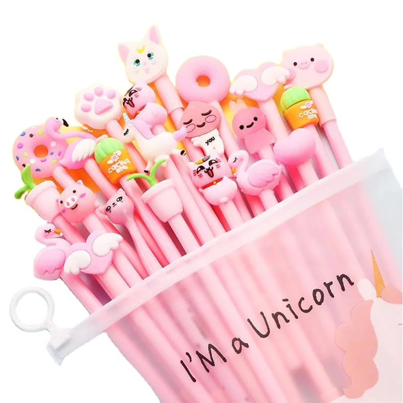 Kawaii 0 5 мм гелевая чернильная ручка для детей милая Студенческая креативная канцелярская