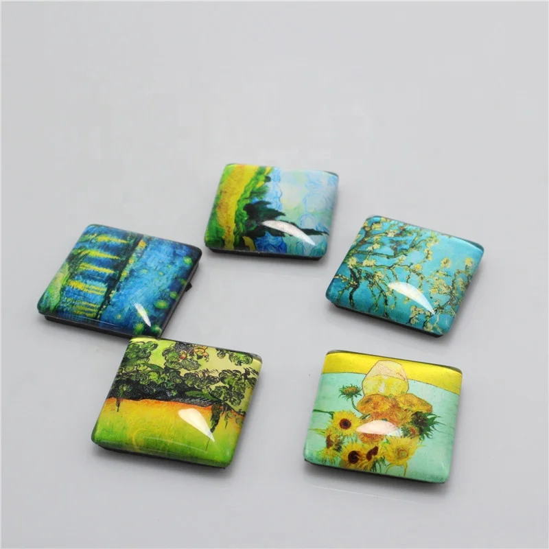 Поставщик магнитов на холодильник, логотип под заказ, хрустальные магниты на холодильник, Индивидуальный размер, сублимационный магнит на холодильник, без рисунка