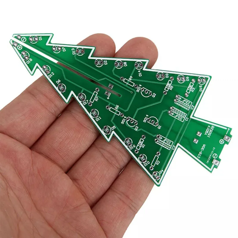 Led Light Suite Electronics Components Electronic Assemble Christmas Kit