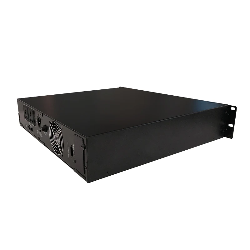 Rack mounted single phase 3kva battery backup online ups power