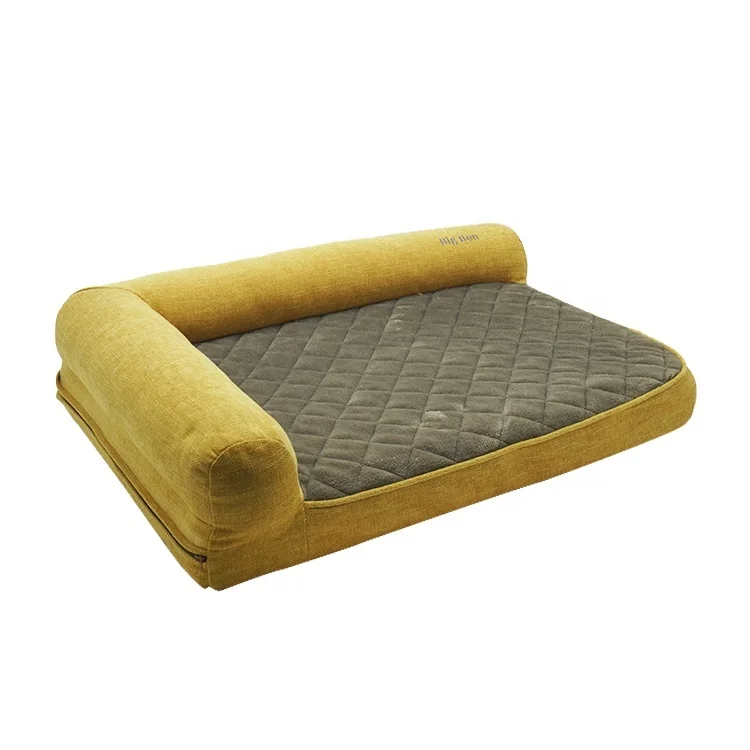 Dropshipping Dog Bed Sofa Removable Washable Sleeping Bed Pad Warm Winter Comfortable Luxury Dog Bed Sofa With Zipper