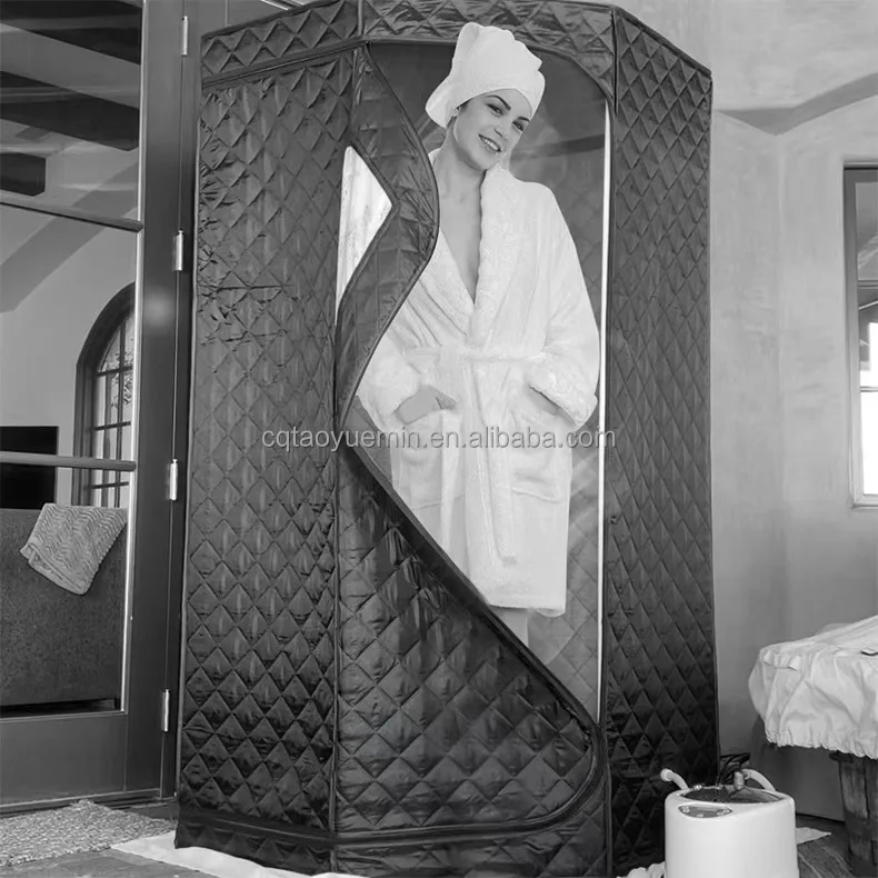 Modern Home Spa Steam Sauna Box Portable Wet Steam Heating Tent Suitable for Exercise Rehabilitation Relieves Muscle Fatigue