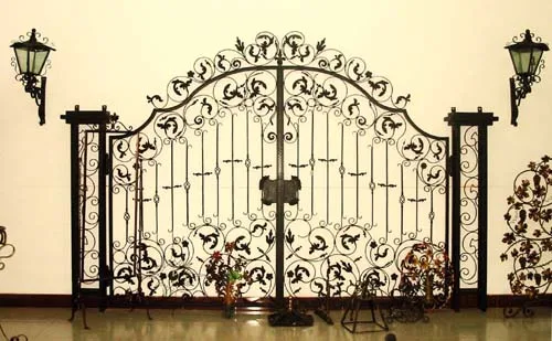 wrought iron gate