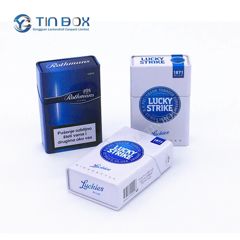 Creative Portable Moistureproof Tobacco Pack Men Business Gifts Metal Hinge Flip Lid Cigarette Case