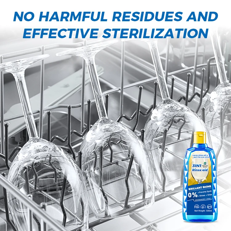 2024 Wholesale Household Chemicals Eco-friendly dishwashing liquid for kitchen rinse aid