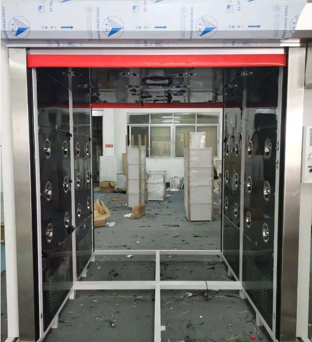 Yaning Cargo Air Shower for Warehouse Rolling Shutter Industrial Fast High Speed Factory Interior PVC Curtain Door