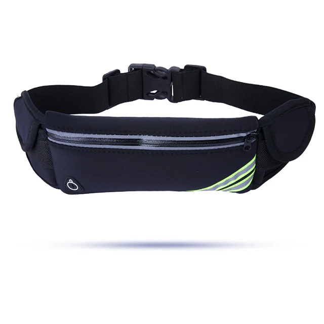Free Sample Wholesale 2020 Colorful Custom Waterproof Running Waist Bag Belt Bag Reflective Running Belt