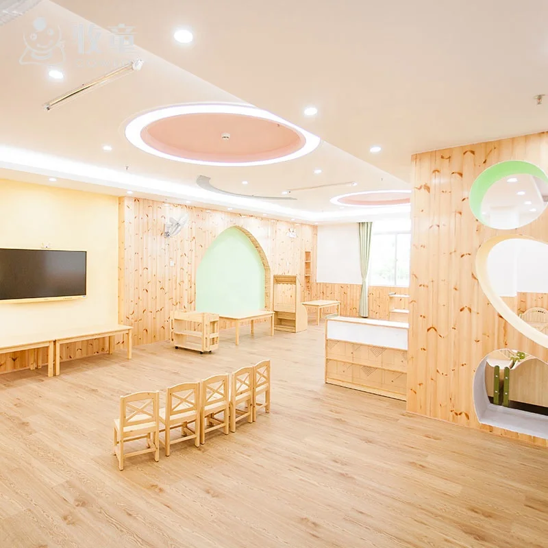 Wholesale Montessori Kindergarten School Furniture Wooden Tables and Chairs Montessori Furniture