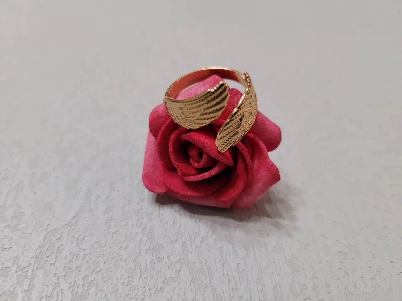 Wing ring titanium steel ring fashion style decorative accessories popular jewelry