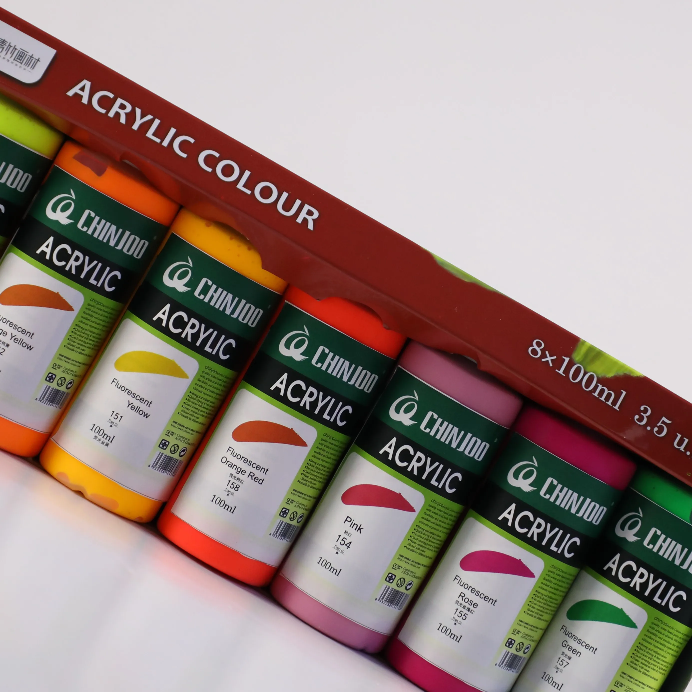 Wholesale Certificated Verified Supplier OEM 500ml Acrylic Color Paints Bottle For Art Painting