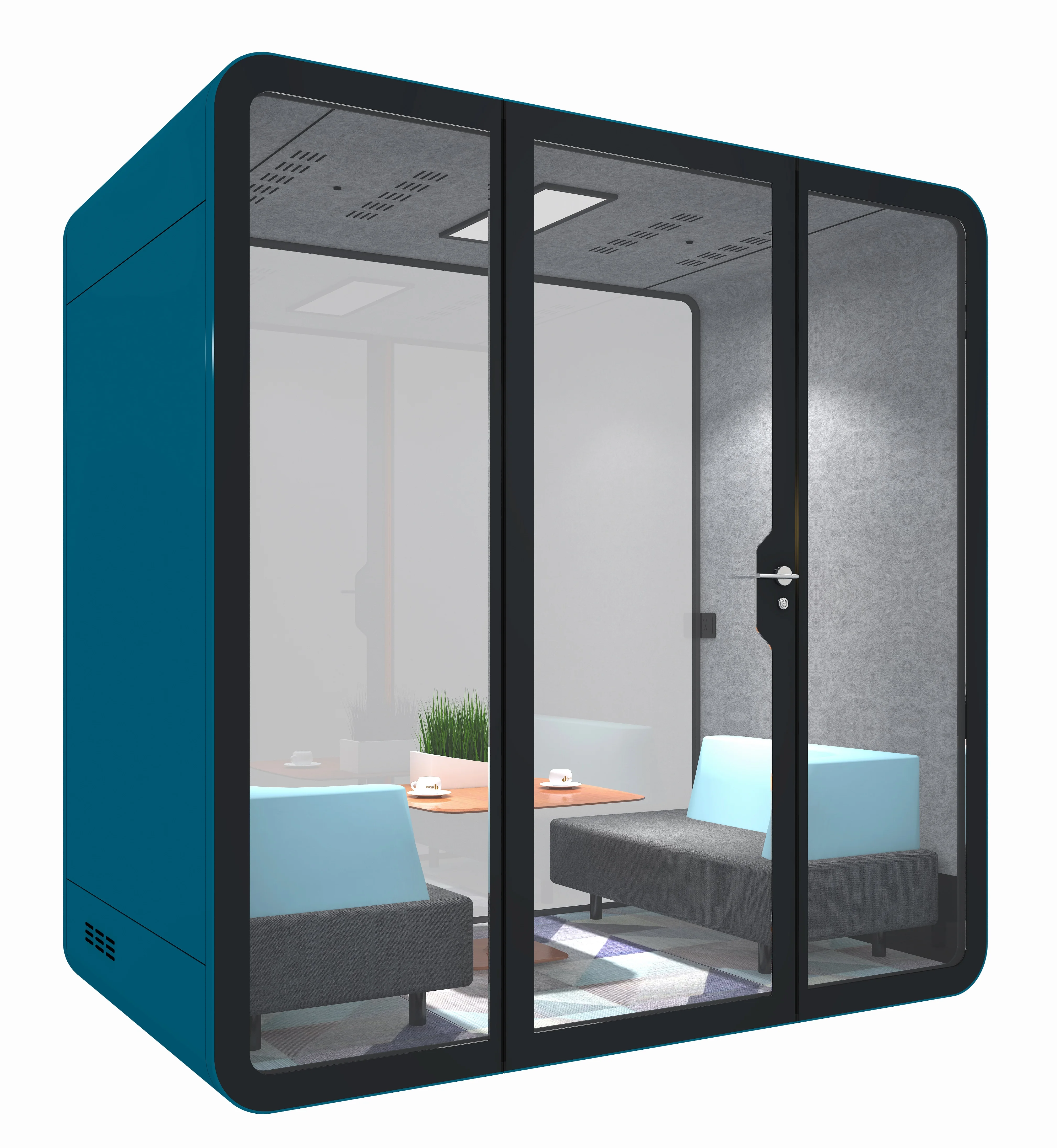 Modular soundproof private meeting room pods office 31bd noise reduction acoustic booth