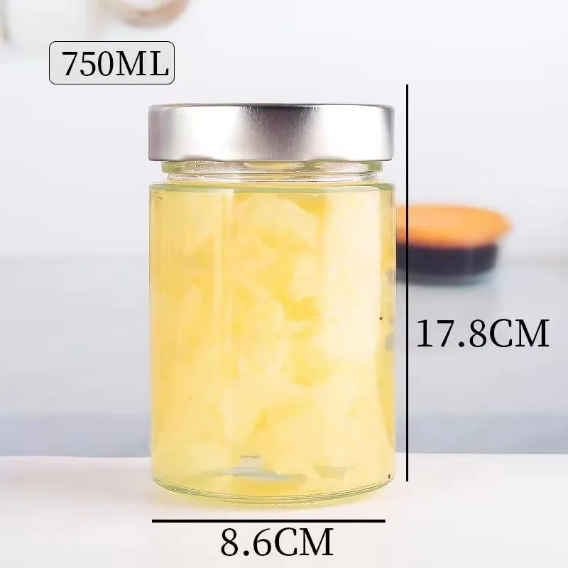 big bulk100ml 200ml high top pickle jar straight sided deep lid storage  jar for honey