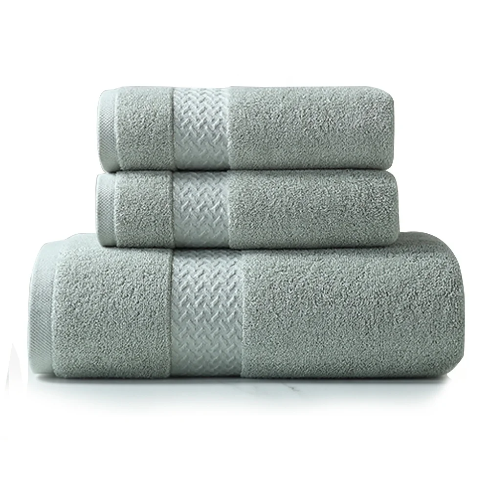 Brand Custom High Quality Star The Hotel Towel 100% Cotton White Shower Soft Facial Towels Set Custom Logo Towel Cotton 100