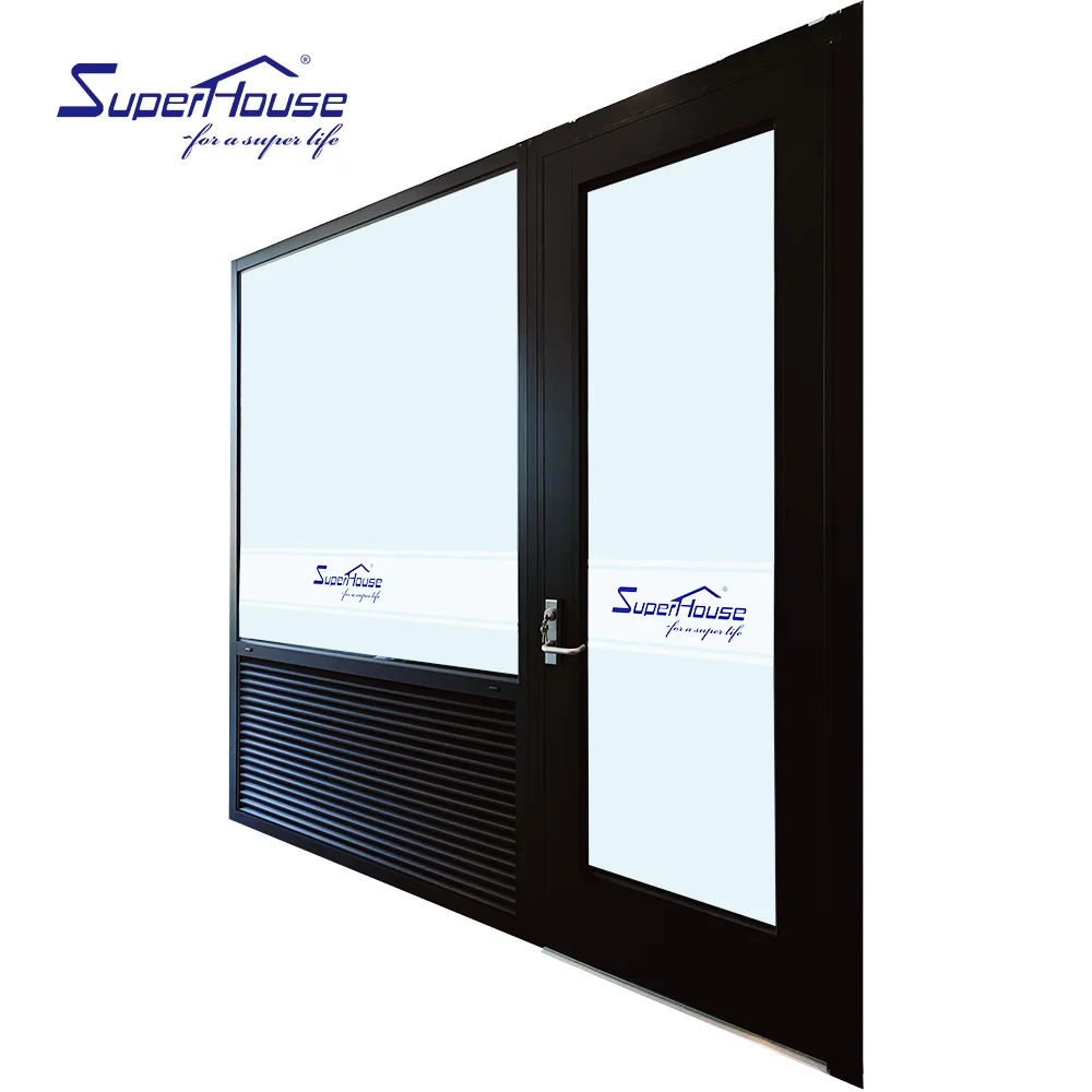 Emergency Exits Safe Escape Door Easy To Open Aluminum Exterior Double Glass French Swing Casement Doors