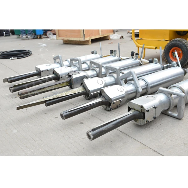 600mm depth Stone Splitting Guns with 7.5hp power station hydraulic rock splitter machine for sale