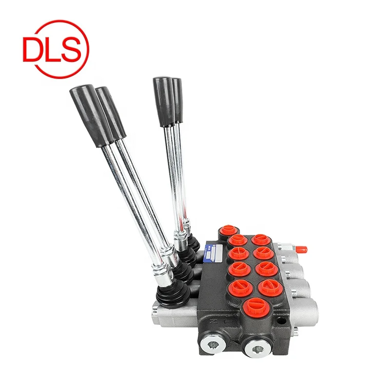 1 Joystick Control 2 Spool Proportional Valve 5P40 P80 P120 Hydraulic Directional Control Hand Valve for Tractor Loader