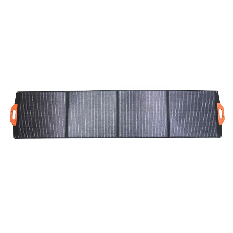 200W portable outdoor mobile power cell phone charging solar panel ETFE film laminated solar folding bag
