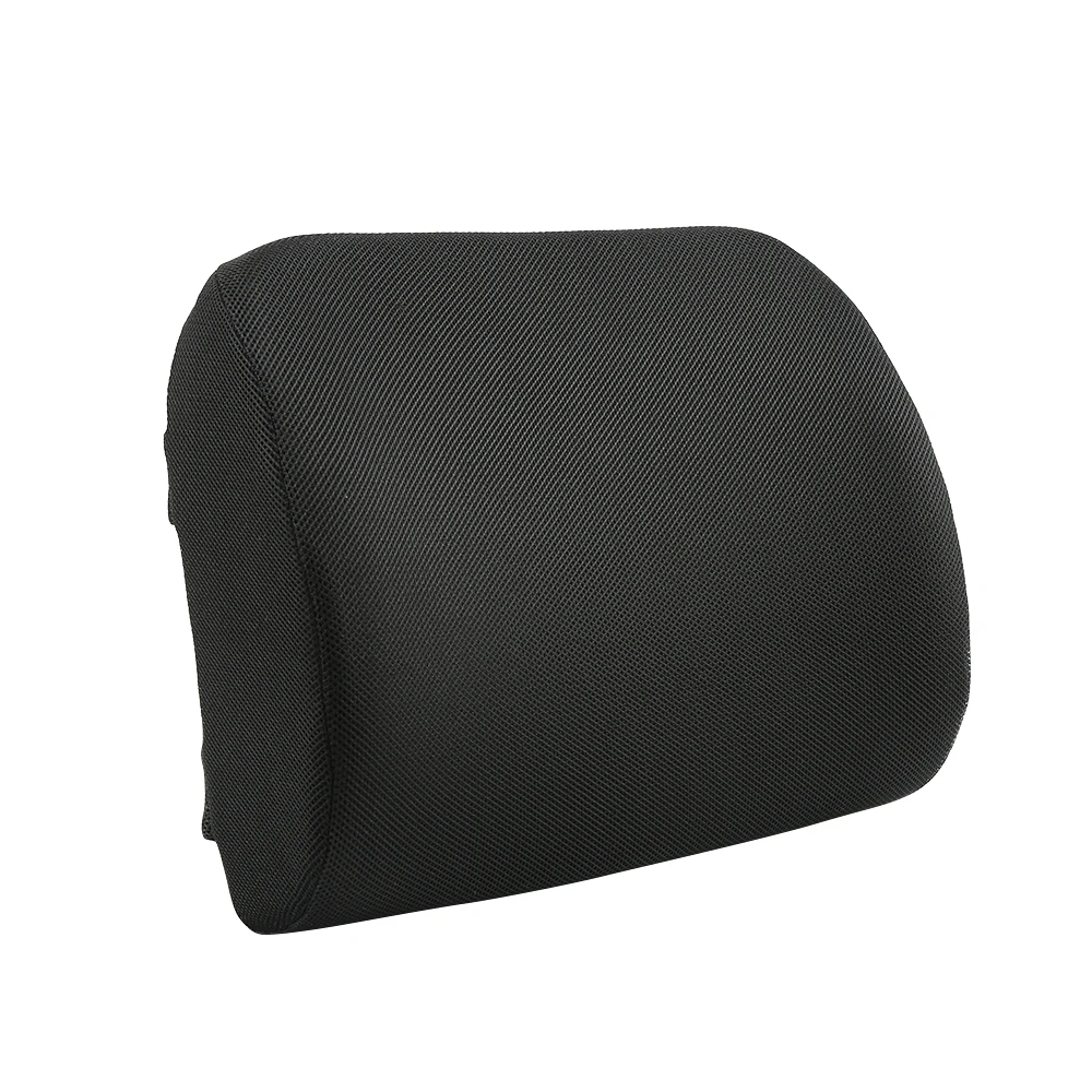 Ergonomic Design Office Back Pain Relief Memory Foam Lumbar Support Cushion With Strap